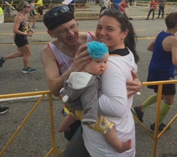 Father Mike Tobin 2019 Boston Marathon 2
